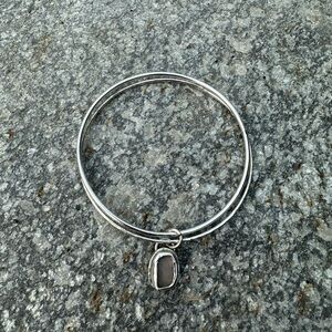 Sterling and sea glass bracelet handmade by the Captain’s Wife in Maine.  EUC